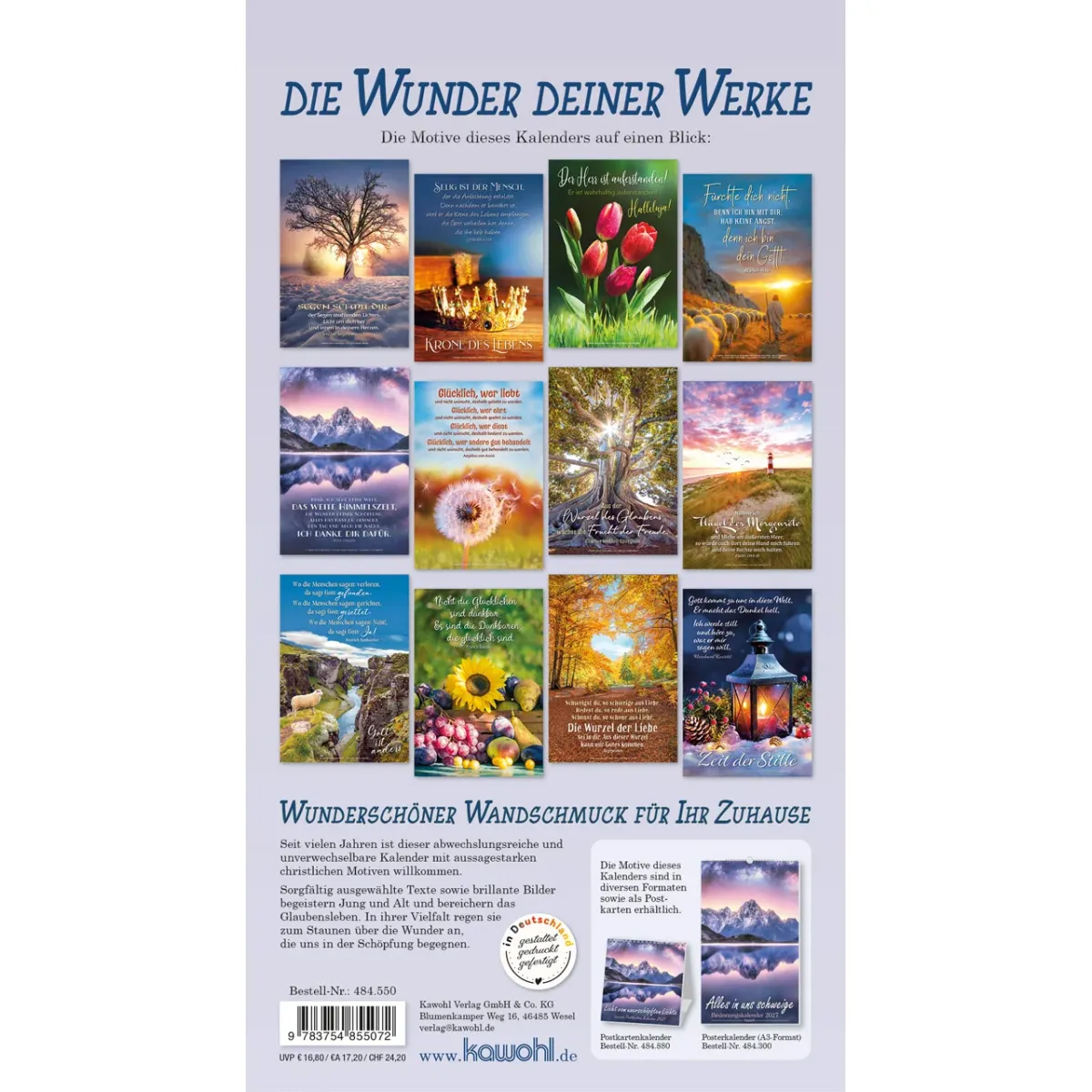 Die Wunder deiner Werke - Wandkalender