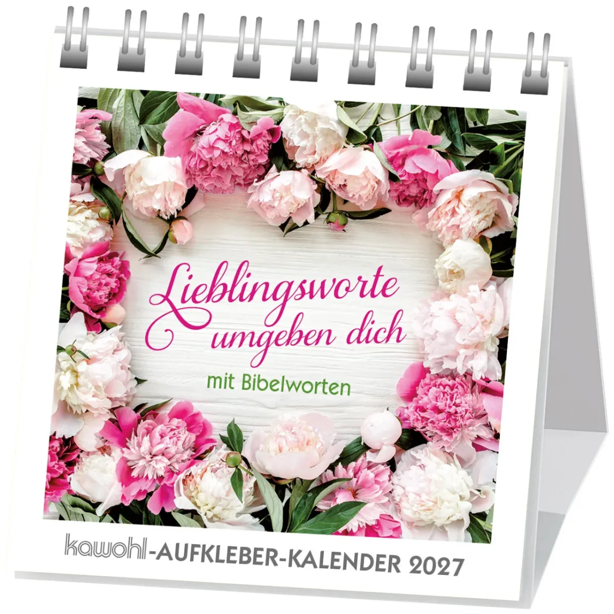 Lieblingsworte umgeben dich - Aufkleberkalender