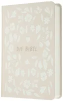 Schlachter 2000 Bibel - Taschenausgabe mit Parallelstellen, Hardcover, farbiger Einband »Floral«,...