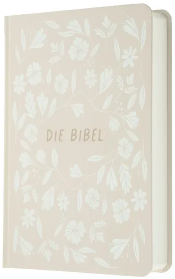 Schlachter 2000 Bibel - Taschenausgabe mit Parallelstellen, Hardcover, farbiger Einband »Floral«,...