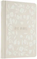 Schlachter 2000 Bibel - Taschenausgabe mit Parallelstellen, Hardcover, farbiger Einband »Floral«,...