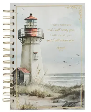 Notizbuch - I have made you / Ich habe dich erschaffen / Jes. 46:4 - mit Spiralbindung, Leuchtturm
