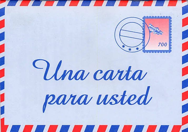 Spanisch, Ein Brief für dich - UNA CARTA PARA USTED / una carta para ti