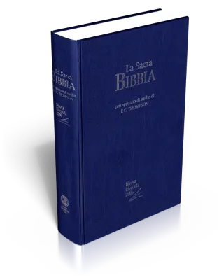 Italienisch, Bibel Nuova Riveduta, Thompson, Gebunden, Blau