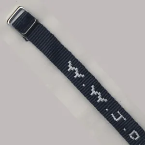 WWJD-ARMBAND DUNKELBLAU