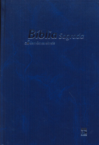 PORTUGAIS, BIBLE ALMEIDA RC, BLEUE, CONCORDANCE, DN63C - ALMEIDA REVISTA E CORRIGIDA EDIÇÃO 95