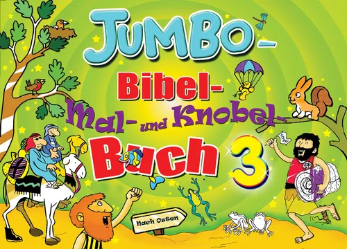 Jumbo-Bibel - Mal- und Knobelbuch Band 3