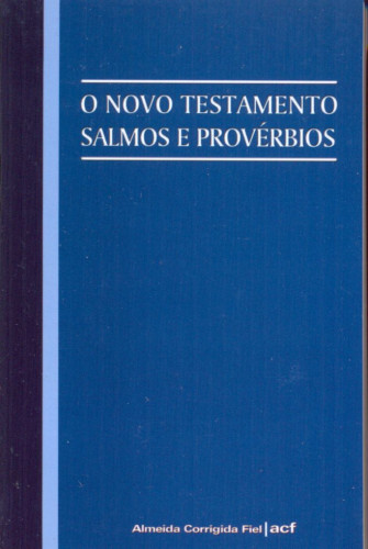 PORTUGIESISCH, NEUES TESTAMENT, PSALMEN UND SPRÜCHE, ALMEIDA ACF, BLAU