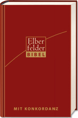 ELBERFELDER BIBEL 06, 273761 STANDARDAUSGABE, KUNSTLEDER, ROT MIT HANDKONKORDANZ