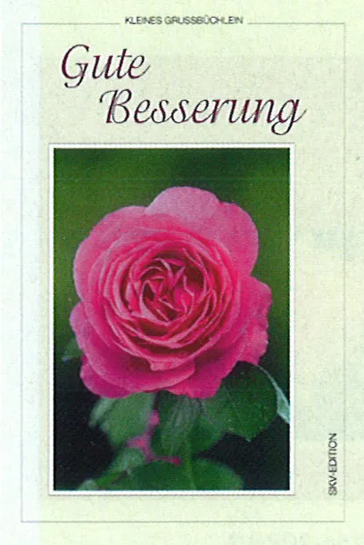 Gute Besserung - Kleines Grussbüchlein