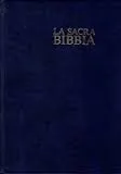 ITALIENISCH BIBEL, BLAU, GOLDSCHNITT, GEB. DIODATI 1991 MIT PARALLELSTELLEN