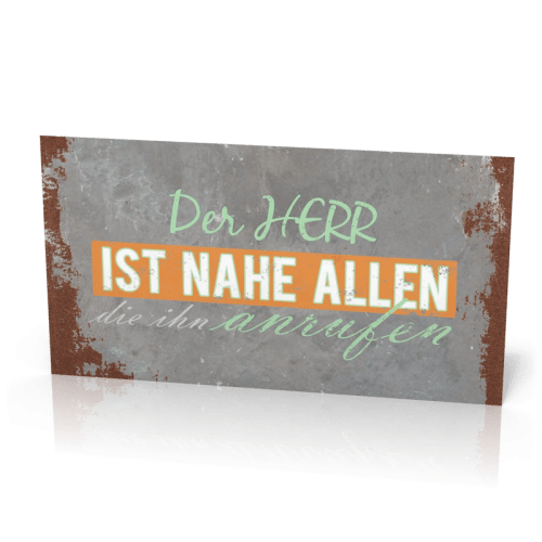 Wandschmuckschild Der Herr…