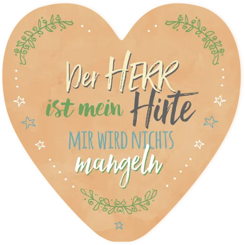 Wanddekoherz Der Herr ist mein Hirte
