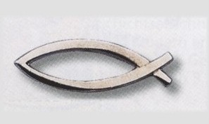 Pin's Ichthus argenté