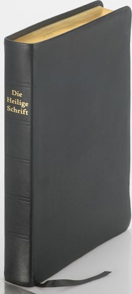 Elberfelder Bibel CSV Hückeswagen Standardausgabe - Leder schwarz, Goldschnitt, Lesezeichen