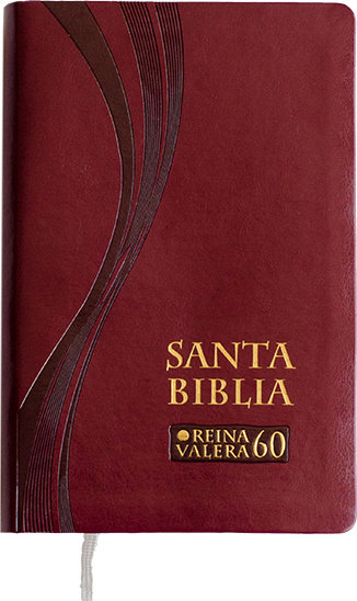 Espagnol, Bible RVR 1960, similicuir grenat, format économique