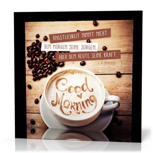 Metalltafel Good Morning