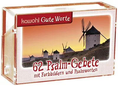 62 Psalm-Gebete mit Farbbilder und Psalmworten