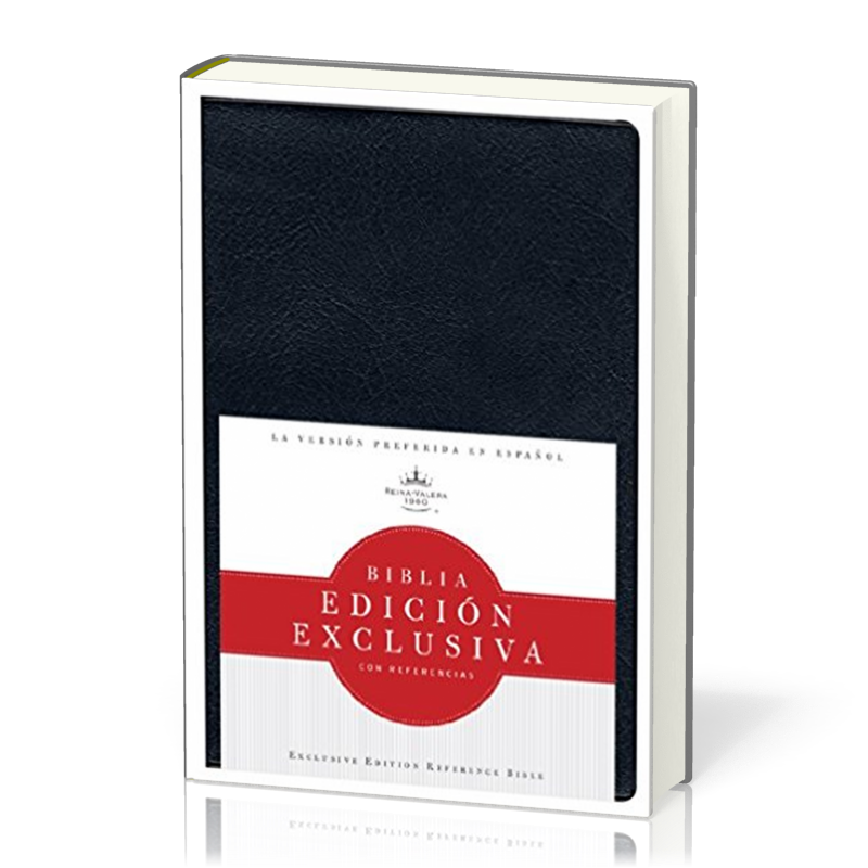 Espagnol,Bible,Reina Valera 1960, Biblia con referencias negro vinilo