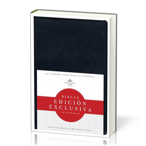 Espagnol,Bible,Reina Valera 1960, Biblia con referencias negro vinilo
