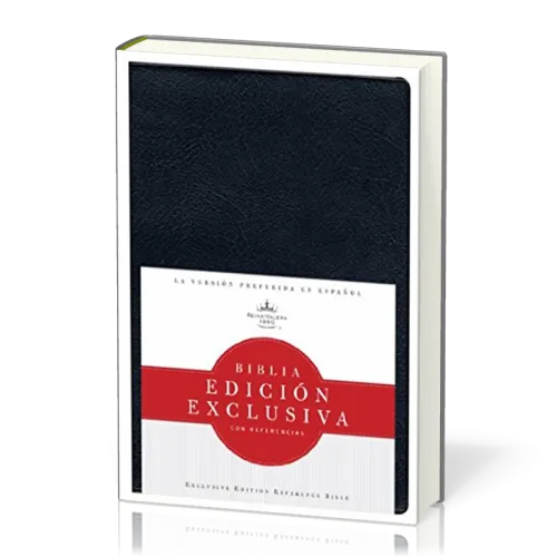 Espagnol,Bible,Reina Valera 1960, Biblia con referencias negro vinilo