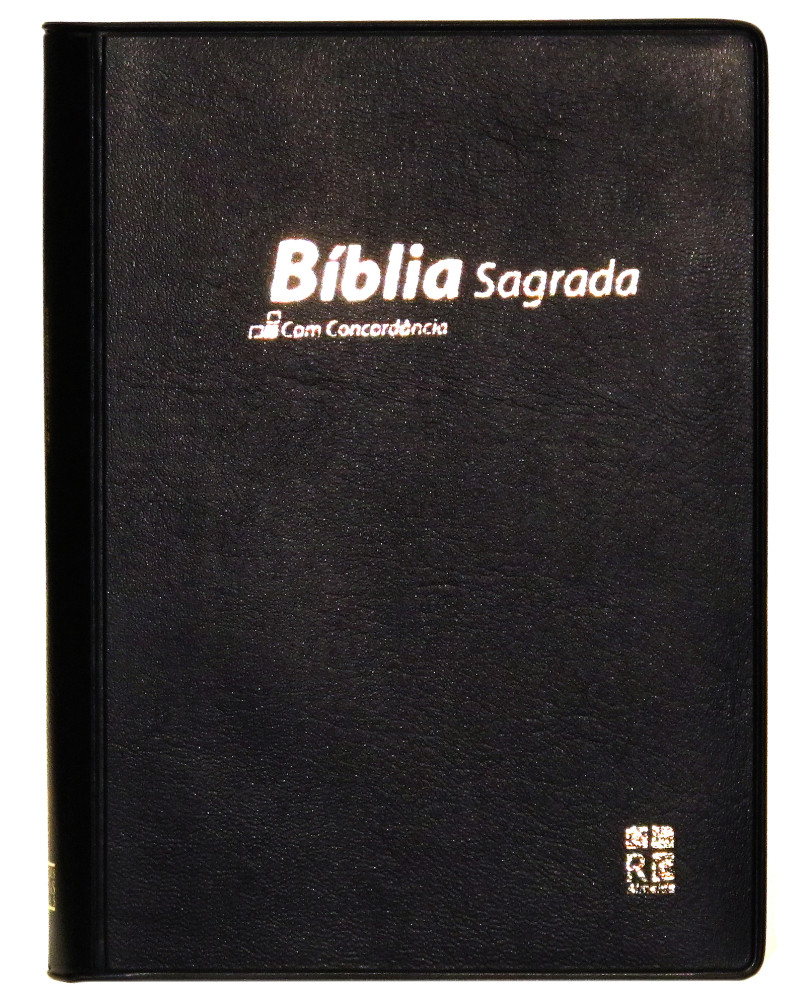 Portugiesisch, Bibel Almeida Revidiert und Korrigiert, DN42CP, Plastik, biegsam, schwarz -...