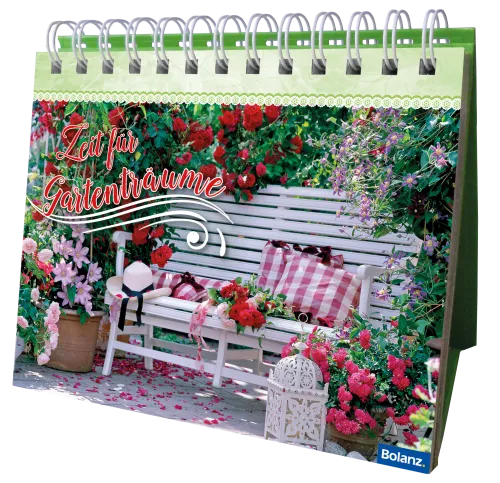 Aufstellbuch: Zeit für Gartenträume