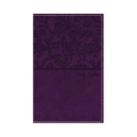 Englisch, Bibel New King James Version, deluxe Gift Bible, Leathersoft, Lila mit Laubwerk,...