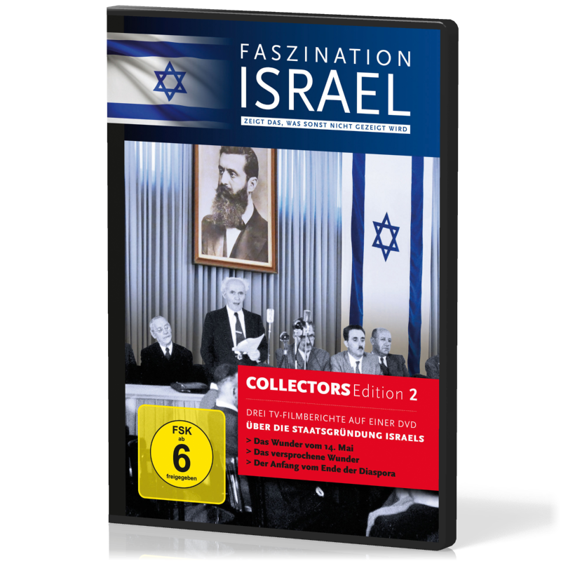 Über die Staatsgründung Israels DVD - drei TV-Filmberichte. Reihe Faszination Israel Colletcors...