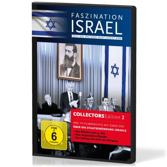 Über die Staatsgründung Israels DVD - drei TV-Filmberichte. Reihe Faszination Israel Colletcors...