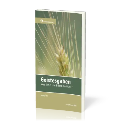 REIHE ORIENTIERUNG, BD 11 - GEISTESGABEN - WAS LEHRT DIE BIBEL DARÜBER?