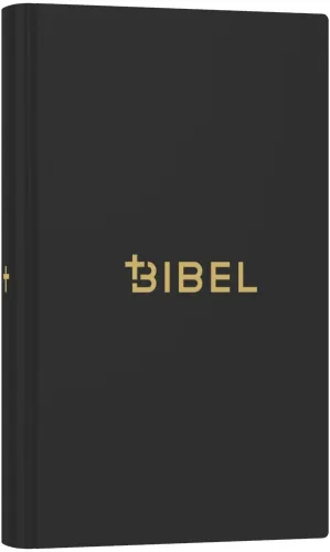 Schlachter 2000 Bibel - Miniaturausgabe - Kalbsleder, flexibler Einband, schwarz, Goldschnitt,...