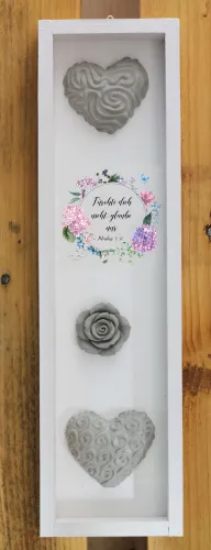 Cementini Wandbild Fürchte dich nicht - Dekobild mit Aufhänger