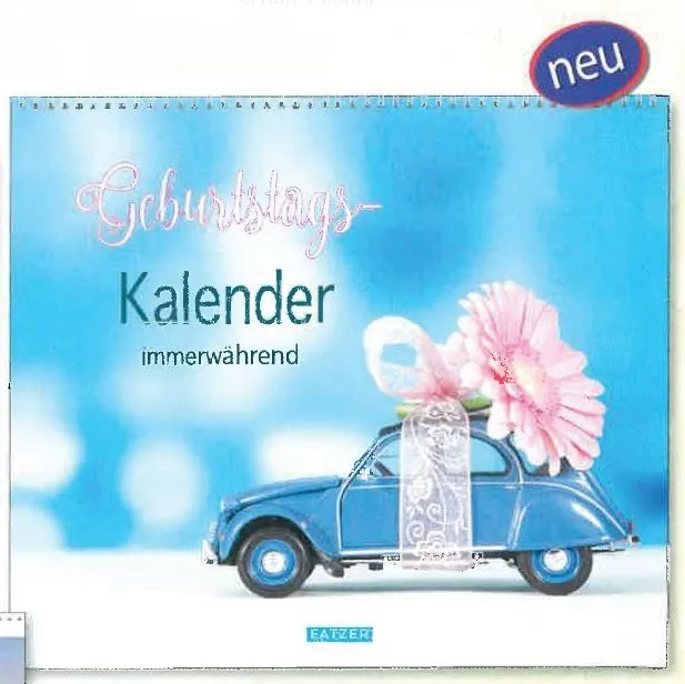 Geburtstagskalender - Immerwährend