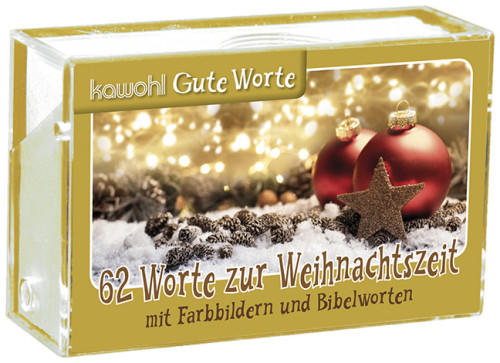 62 Worte zur Weihnachtszeit mit Bibelworten