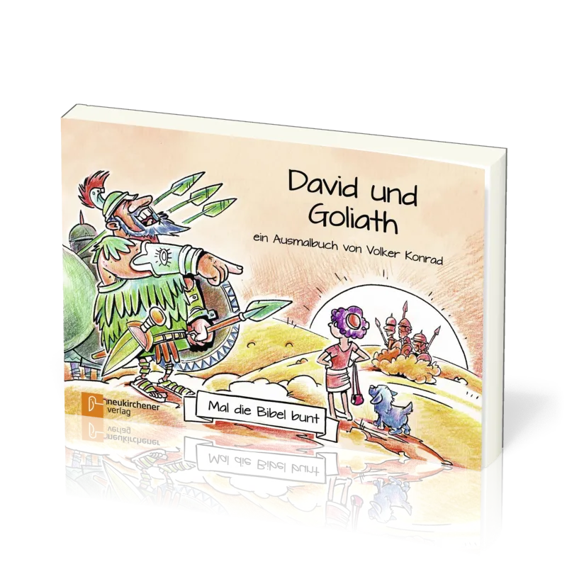 Mal die Bibel bunt - David und Goliath - Ausmalbuch, geheftet
