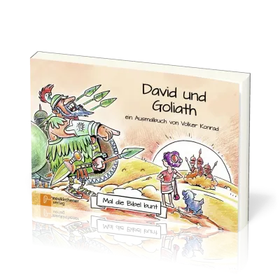 Mal die Bibel bunt - David und Goliath - Ausmalbuch, geheftet