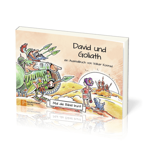 Mal die Bibel bunt - David und Goliath - Ausmalbuch, geheftet