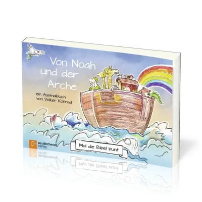 Mal die Bibel bunt - Jona und die Stadt Ninive - Ausmalbuch, geheftet