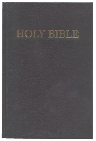 Englisch, Bible KJV, gros caractères - Comfort Text, noir [King James Version]