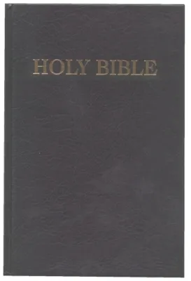 Englisch, Bible KJV, gros caractères - Comfort Text, noir [King James Version]