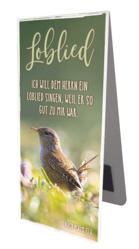 Magnet Lesezeichen Loblied