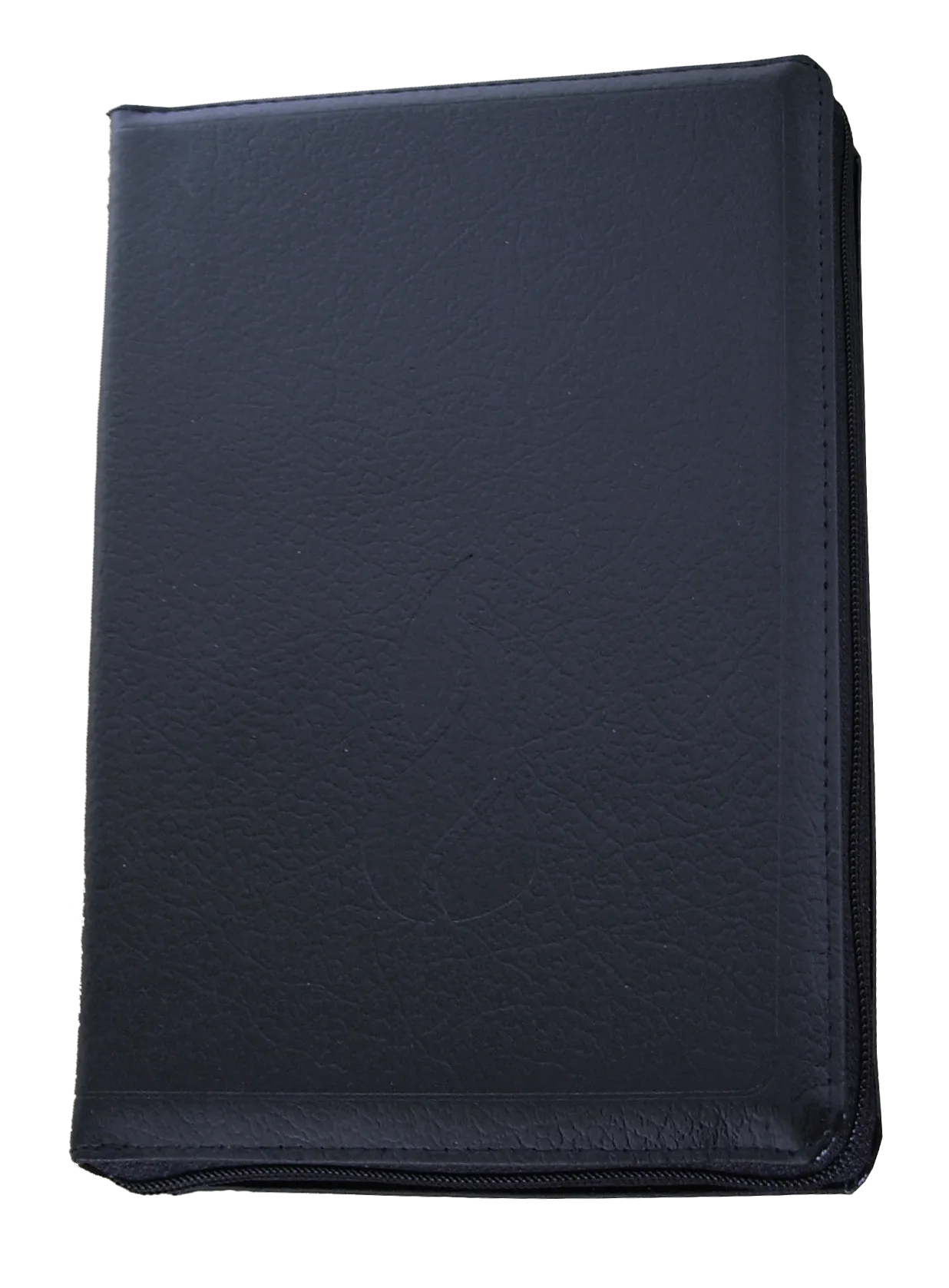 Bible Segond NEG, compacte, noire - couverture souple,fibrocuir, avec zipper et tranche or 