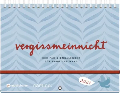 VERGISSMEINNICHT FAMILIENKALENDER FÜR HAND UND WAND A5