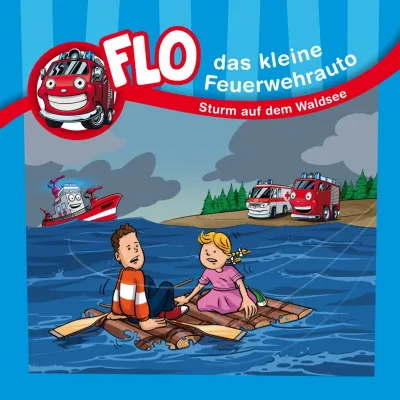 Sturm auf dem Waldsee - Flo, das kleine Feuerwehrauto - Minibuch