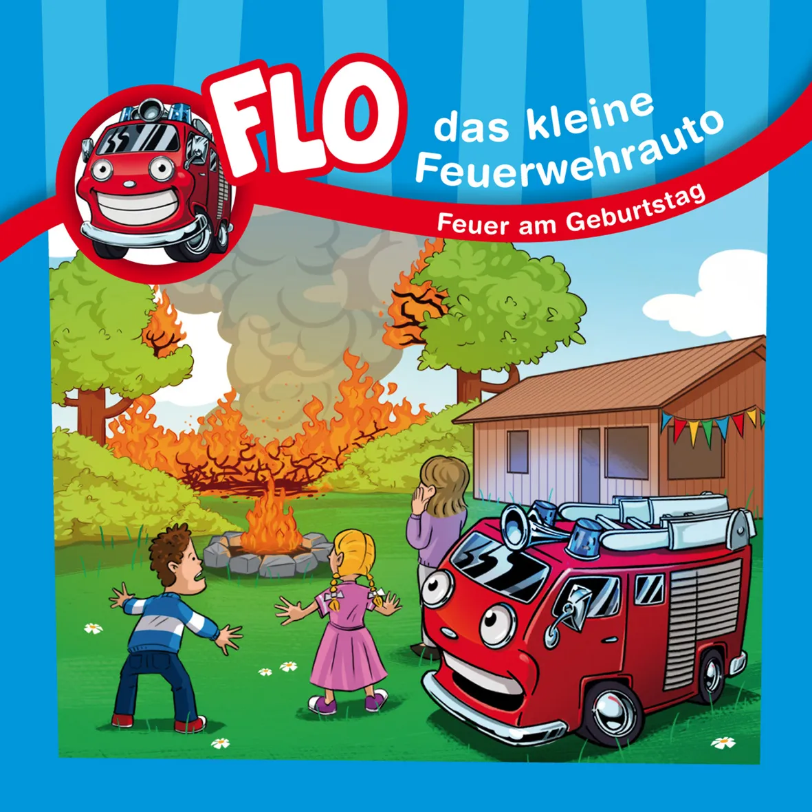 Feuer am Geburtstag - Flo, das kleine Feuerwehrauto - Minibuch