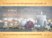 Kleinkärtchen "Weihnachten" - Serie mit 12 Kleinkärtchen