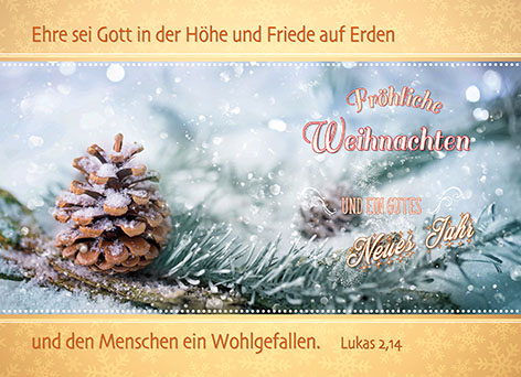 Kleinkärtchen "Weihnachten" - Serie mit 12 Kleinkärtchen