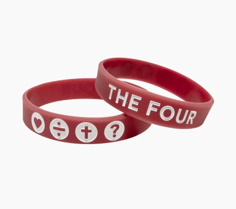 THE FOUR Armband Bordeaux 180mm