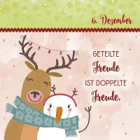 Mini Aufstellbuch Fröhliche Weihnachten